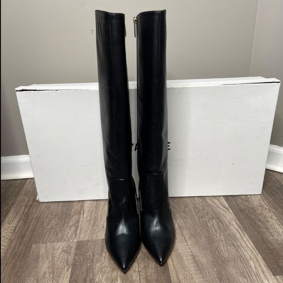 L'AGENCE Lena II Boot in Black EU38.5/ US 8.5 $695 - Picture 9 of 11